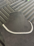 8mm Moissanite Cuban Link Chain