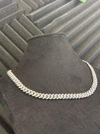 8mm Moissanite Cuban Link Chain