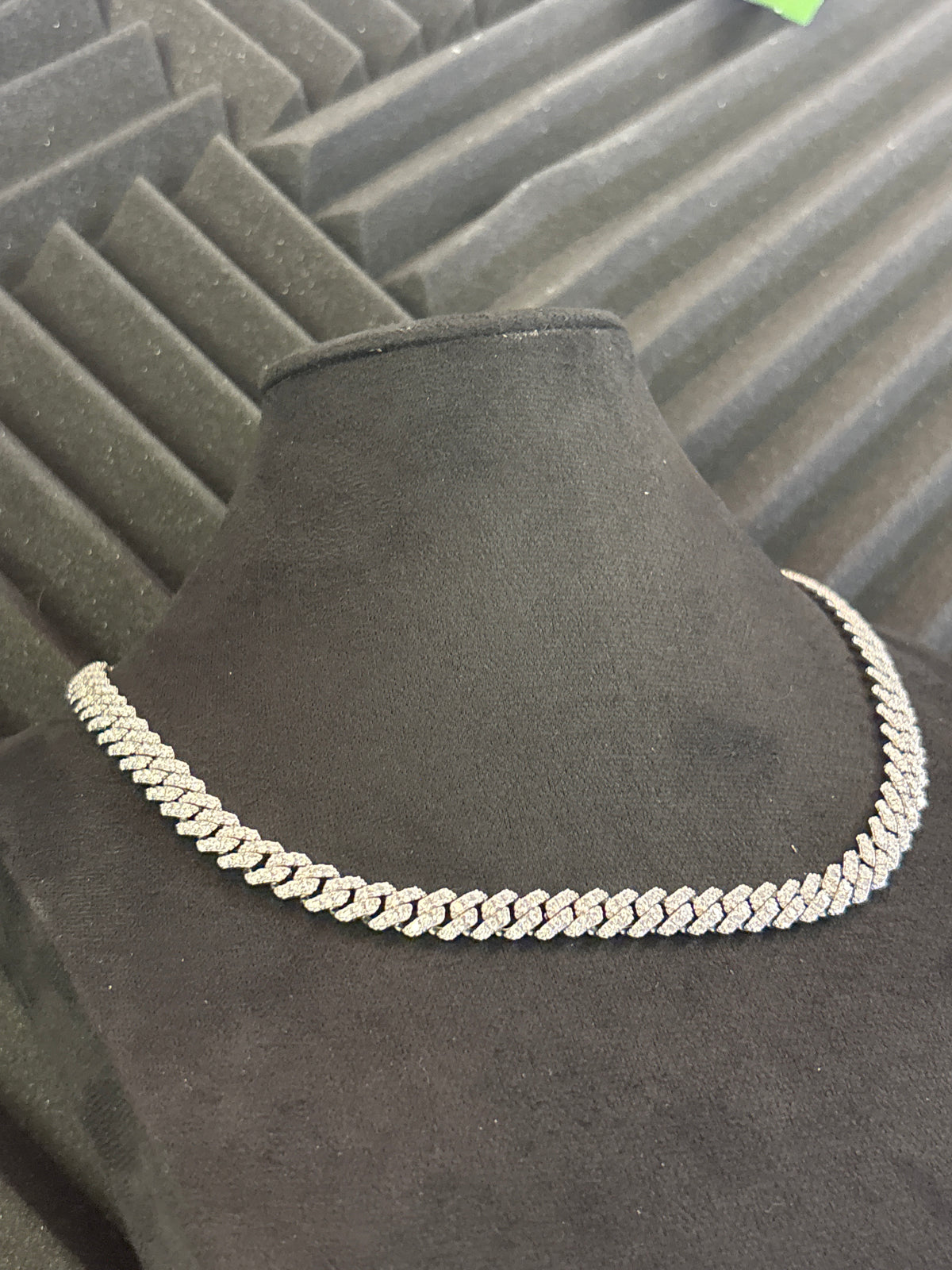 8mm Moissanite Cuban Link Chain